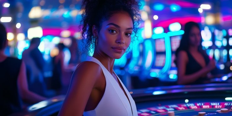 Free Bet Blackjack live table at kastoto login with dealer and player position